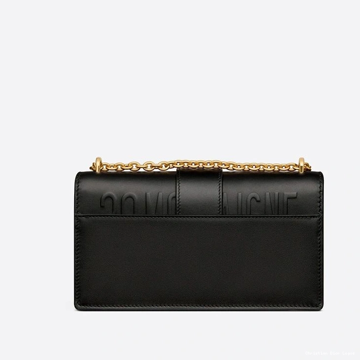Cheap With 30 East-West Calfskin Chain Black Dior Montaigne Bag 0715 Luxury